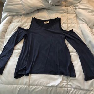 Open shoulder blouse